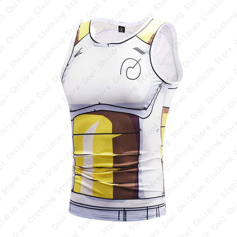 

2025 Anime Streetwear Graffiti Letter Vest for Men, Summer Loose Fit Plus Size Sleeveless T-Shirt, Sports Fitness Top