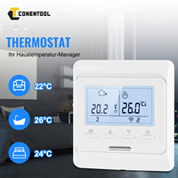 CONENTOOL 16A Thermostat Electric Floor Heating WiFi Smart Temperature Controller Programmable Thermostat With Google Home Tuya