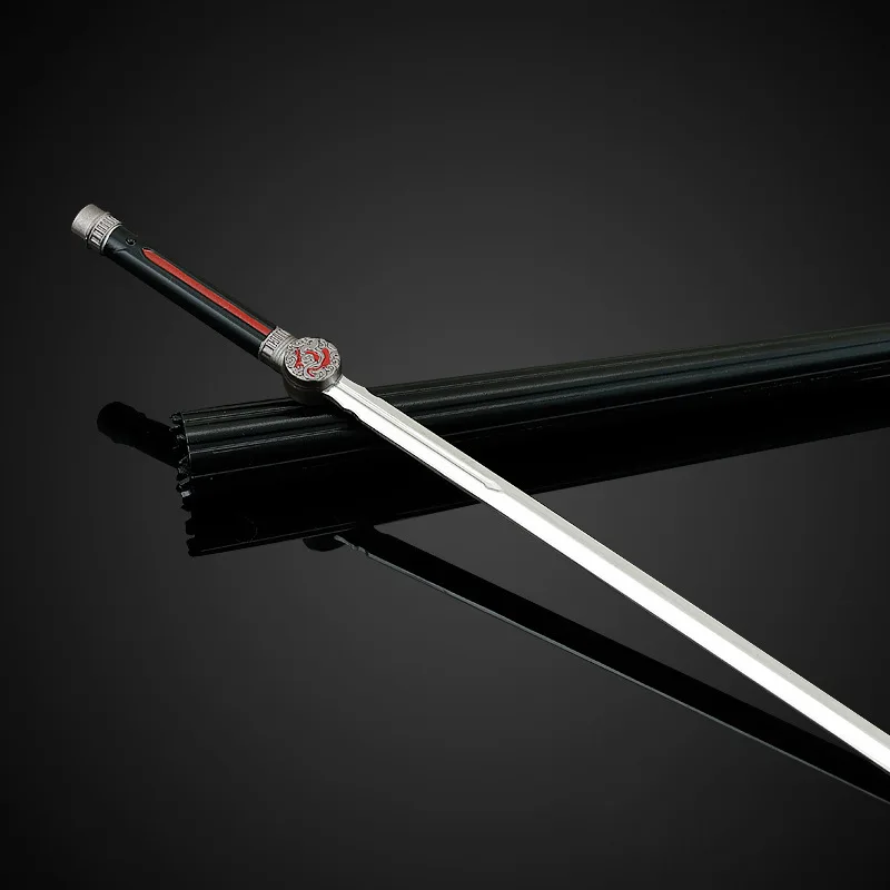 Blood River Film Randapparatuur Metaal Ambachten Ornament Decoratieve Zwaarden Model Ambachten SuChanghe Paraplu Zwaard Collecties Mes Speelgoed