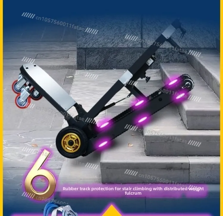 Electric Climbing Machine, Moving Goods, Multi-functional Foldable, Fully Automatic Stair Climbing Artifact