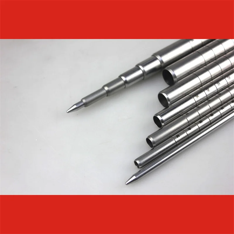 UBE Step by Step Dilator Six Step Expansion Sleeve Vertebral Decompression Rod Orthopedic Spinal Minimally Invasive Dual Channel