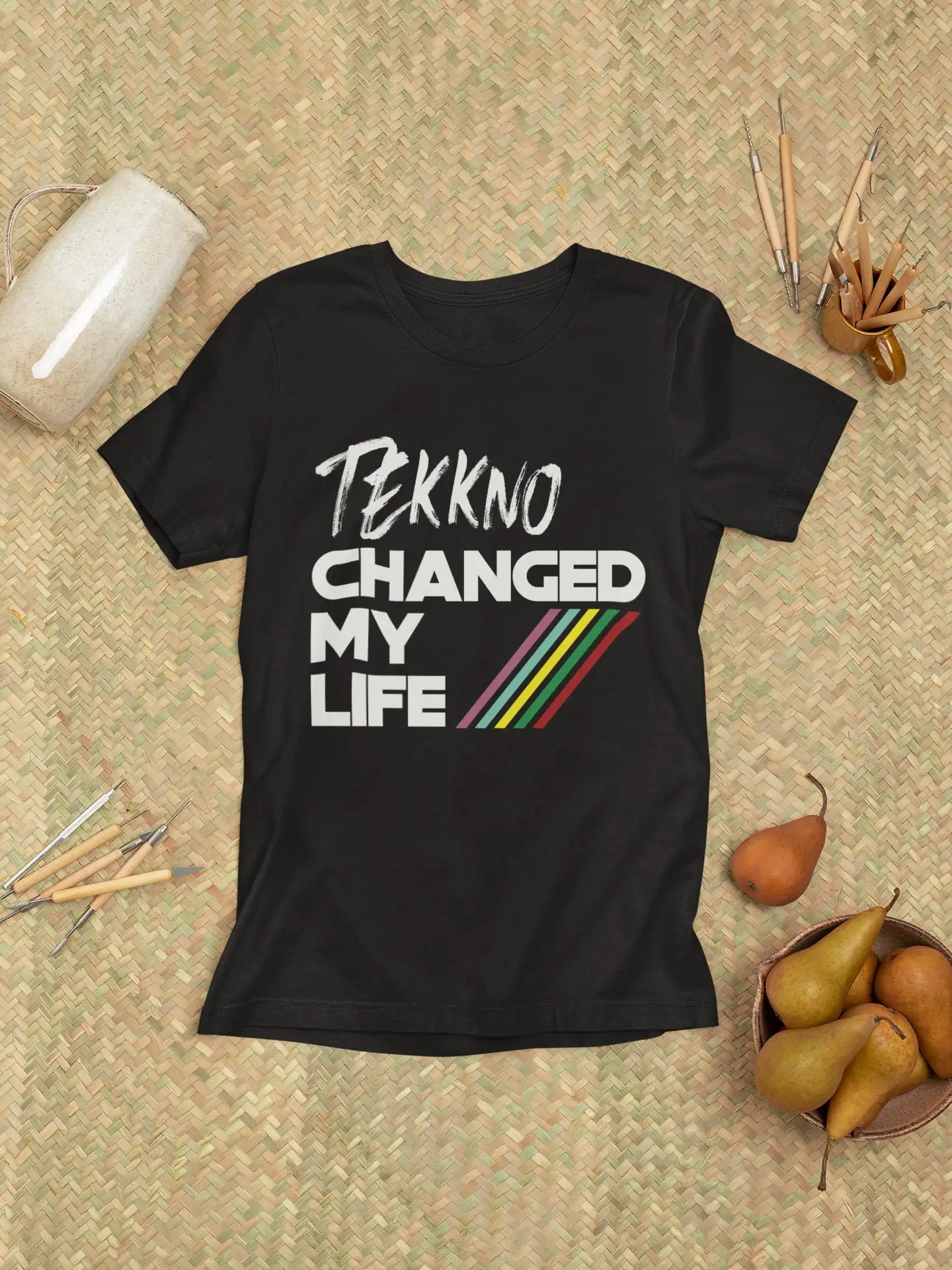 Techno T Shirt Tekkno Changed My Life Edm Rave Clothing Electronic Music For Fans