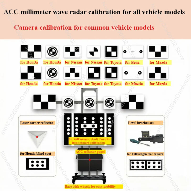 

ADAS Calibration Tool ACC mmWave Radar Calibration for All Vehicles Front Camera Calibration for Common Cars for Toyota,Honda，VW