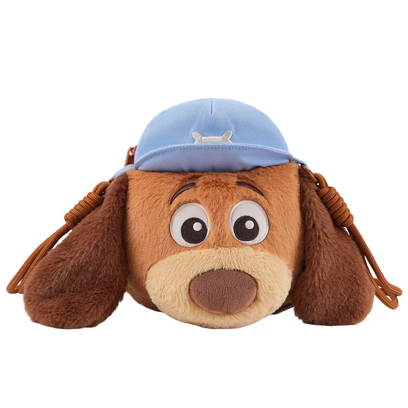 Potdemiel Disney Toy Story Slinky Dog Plush Crossbody Bag Kids Cute Doll Shoulder Bag Collectible Holiday Gift
