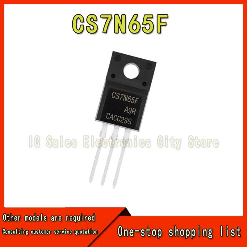 10 peças cs8n65f cs830f cs13n50f cs7n65f cs8n60f cs2n60f cs10n60f cs10n65f TO-220F mos fet