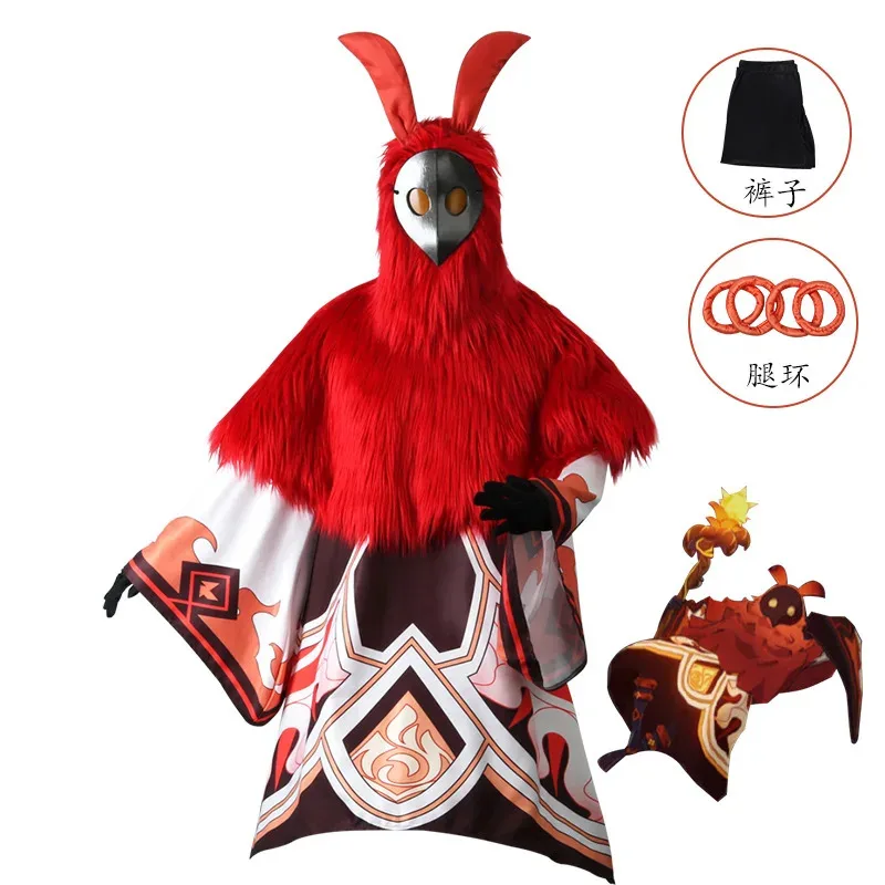 Anime Costume Genshin Impact Uniform Wig shoes Halloween party Abyss Mage Cosplay IN STOCK yi;4