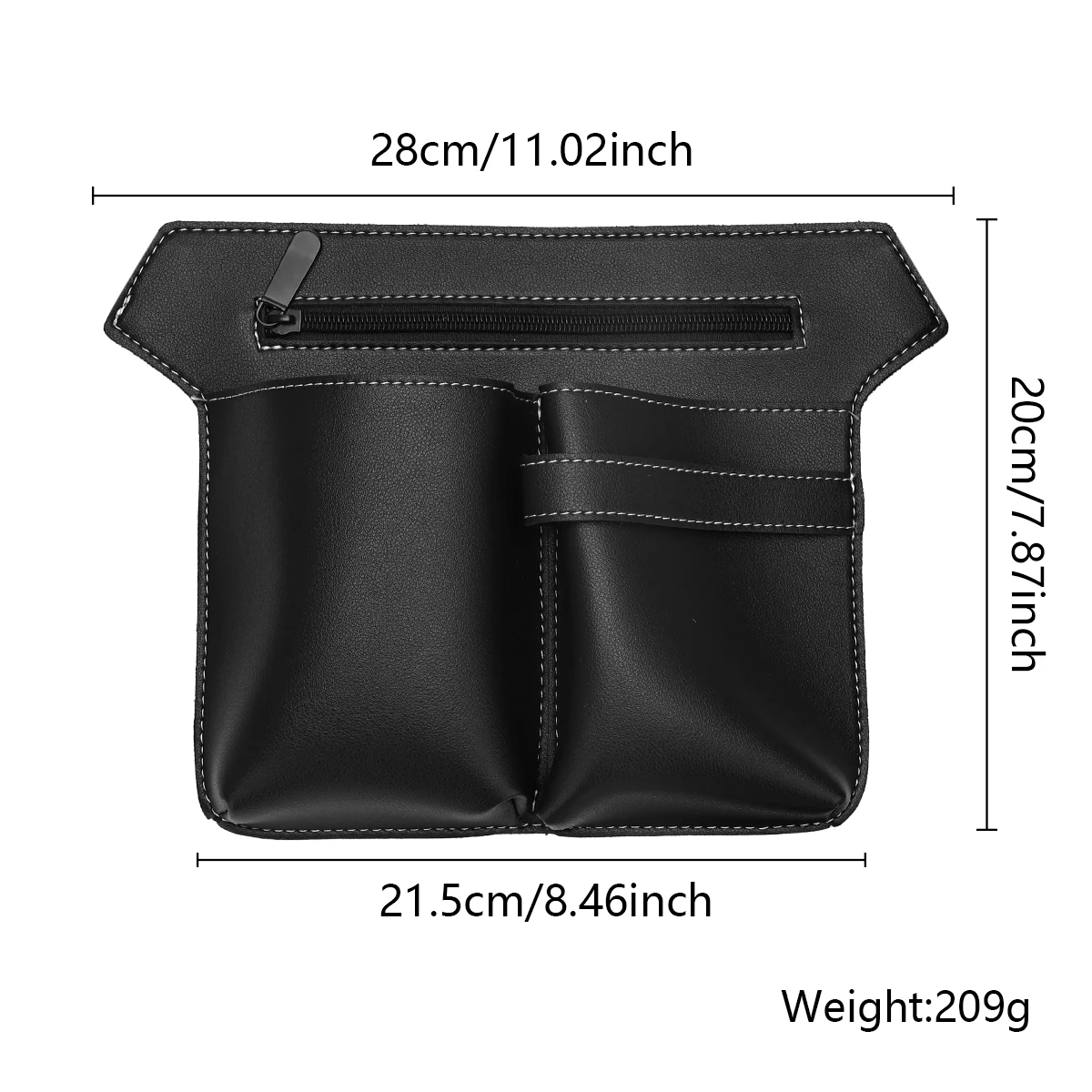 Leather Hairdressing Tools Storage Bag for Salon