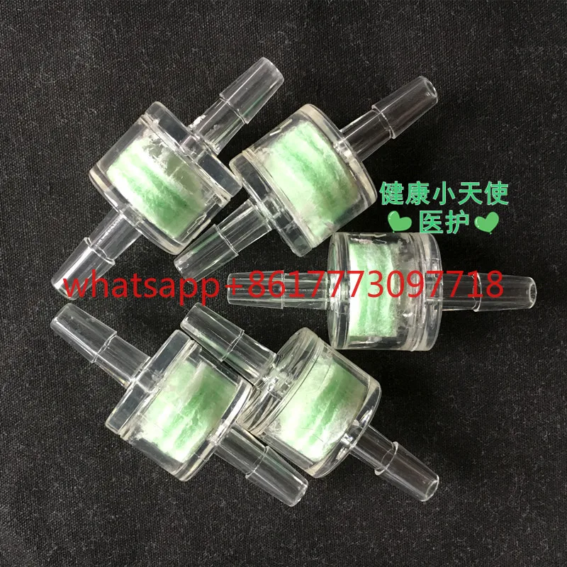 

50Pcs miniature online cylindrical filter coarse fiber element interface size optional coarse filter connection hose device