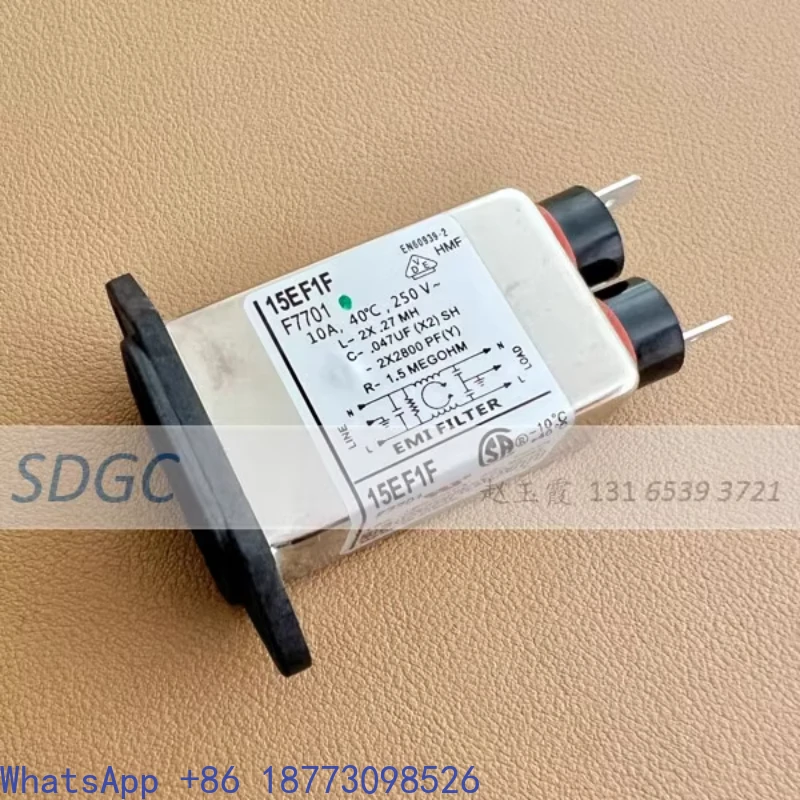 

15EF1F F7701 подлинный оригинальный модуль фильтрации 10А 250В TE/Corcom