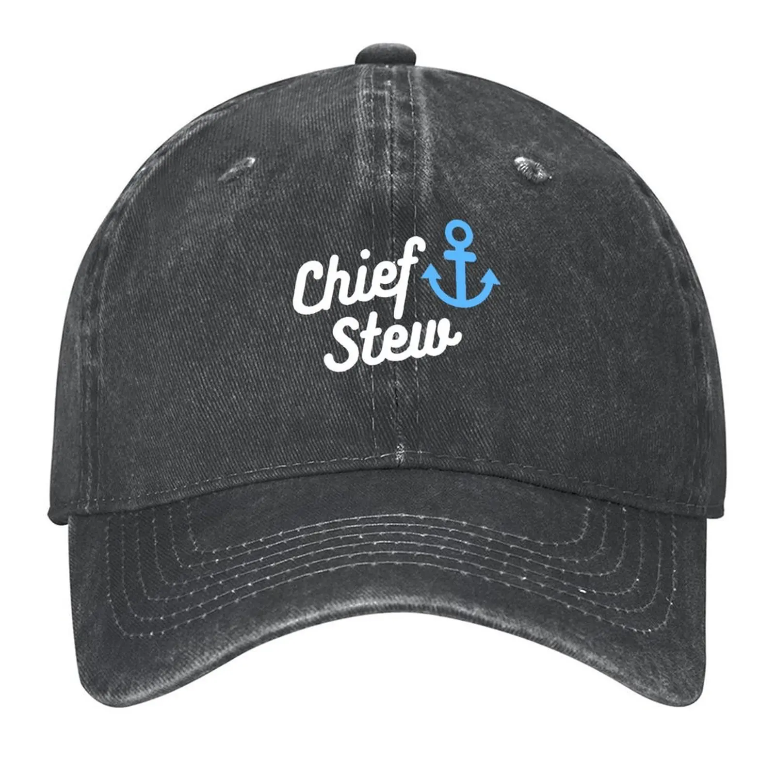 

Chief Stew AKA Chief Stewardess Baseball Cap Beach Rave Sports Cap Big Size Hat Hats For Women Men's
