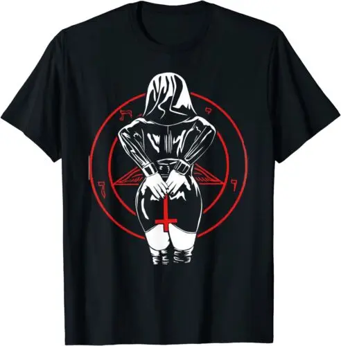  Bad Nun Sexy Satan Cult Men Women Cool Gift T-Shirt - MADE IN USA