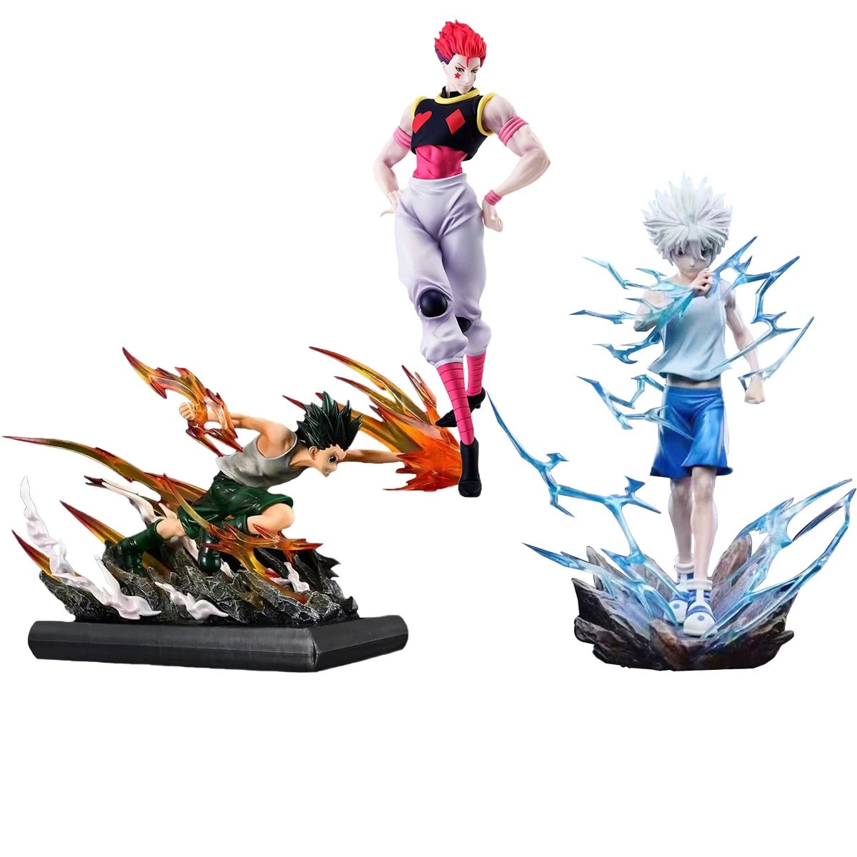 

HxH Anime figure Hisoka Action Figure Gon Freecss & Killua Zoldyck Figurine Statue Collection Model Doll Toy Hobbies Anime Gifts