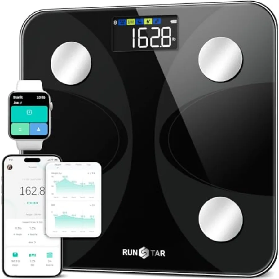 

Scale for Body Weight and Fat Percentage Digital Accurate Bathroom Smart Scale with Large Display FSAandHSA Eligible 13 Body Co