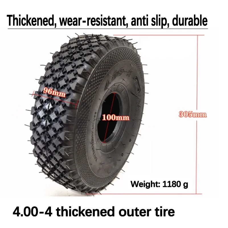 High quality 4.00-4 wear-resistant inner outer tires Fit for electric scooters in the old generation of