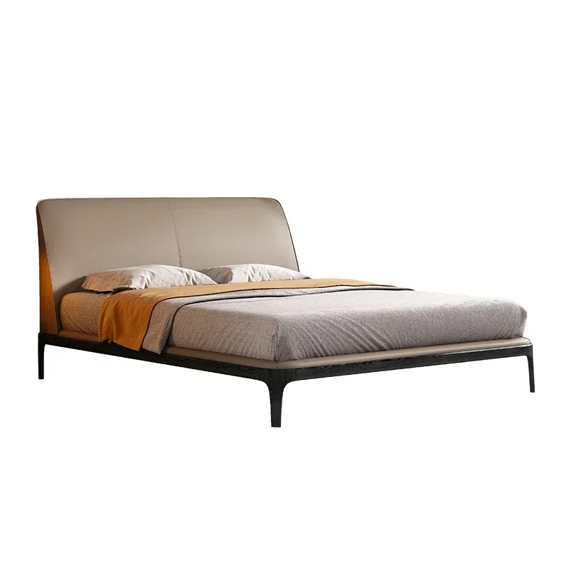 Display Large Double Bed Bedroom Base Platform Luxury Double Bed Bedgeraamte Wooden Double Terrace Beliche Postmodern Furniture