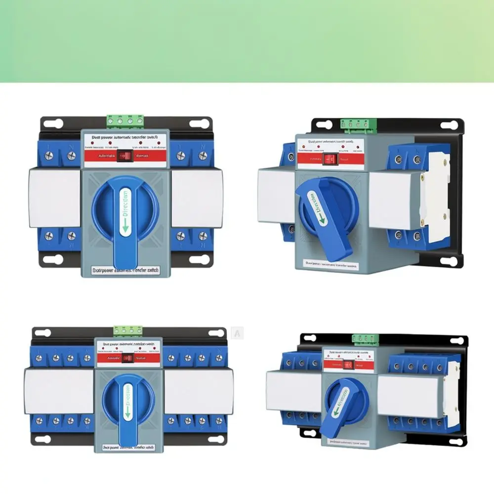 For GCDQCN Automatic Transfer Switch ATS 4P Dual Power Selector 220V 380V Household Industrial Voltage Changeover Relay