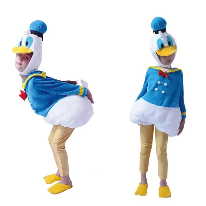 Halloween Kids Cosplay Donald Duck Costume, Birthday Gifts for Kids, Christmas Prom Dresses for Girls and Boys G3781