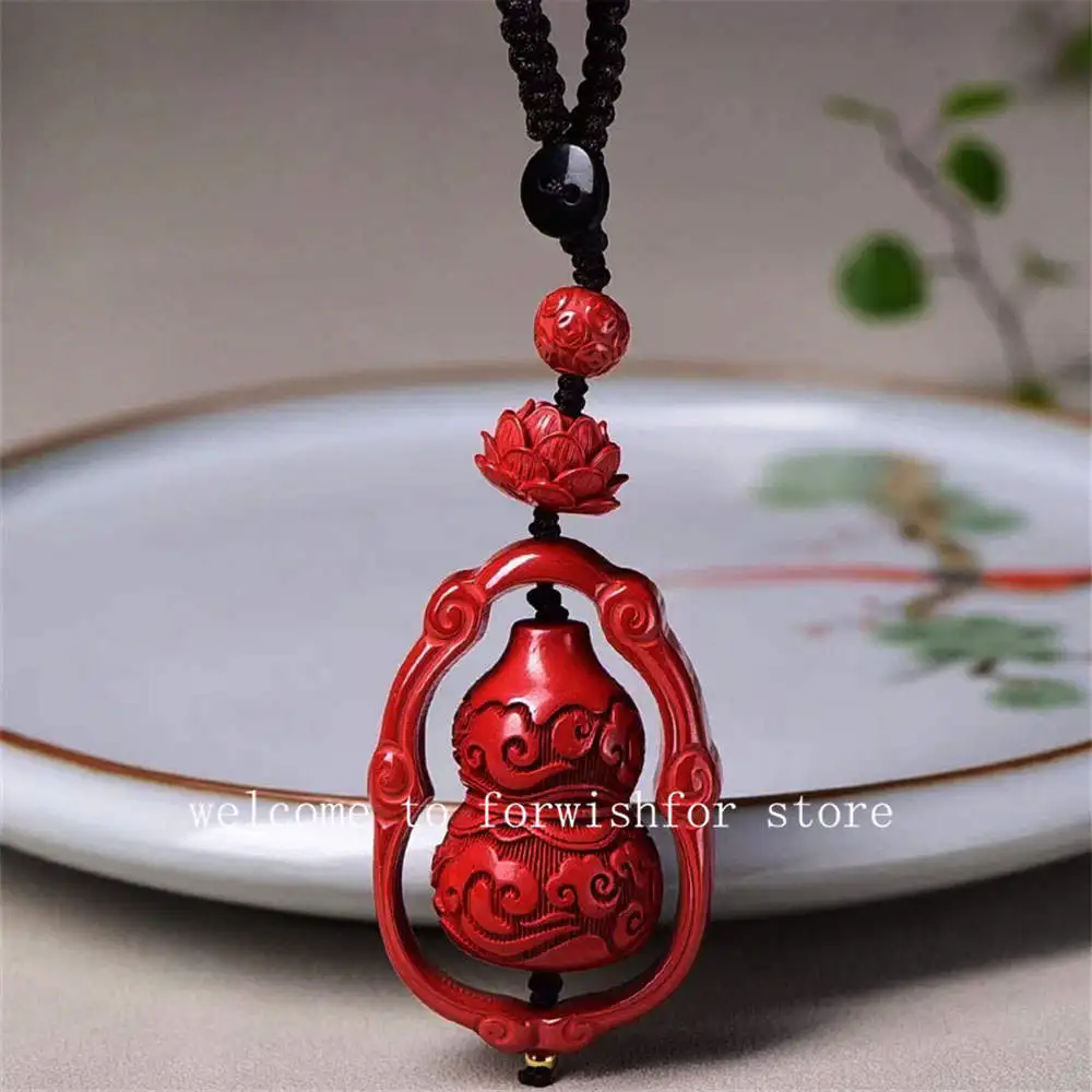 Cinnabar Transfer Gourd Keychain Tiger Year Benming Year Emperor Sha Xiangyun Fulu Key Chain Men And Women Pendant Pendant