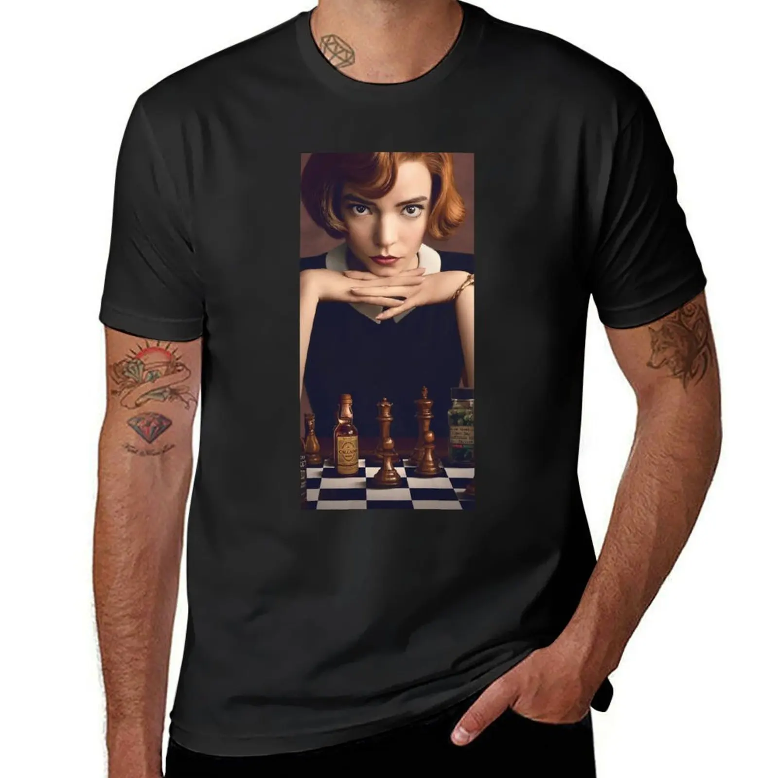 Chess The queen's gambit T-Shirt aesthetic clothes Short sleeve tee t shirt for men