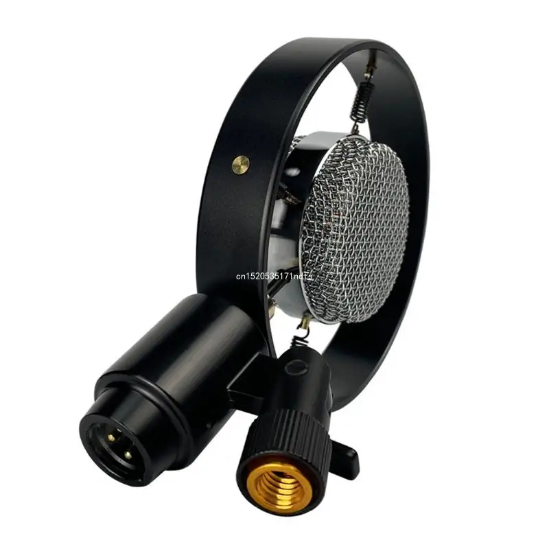 Professional Microphone Condenser Microphone Vintage Recording Studio Microphone for Live Radio Boardcasting Singing Dropship