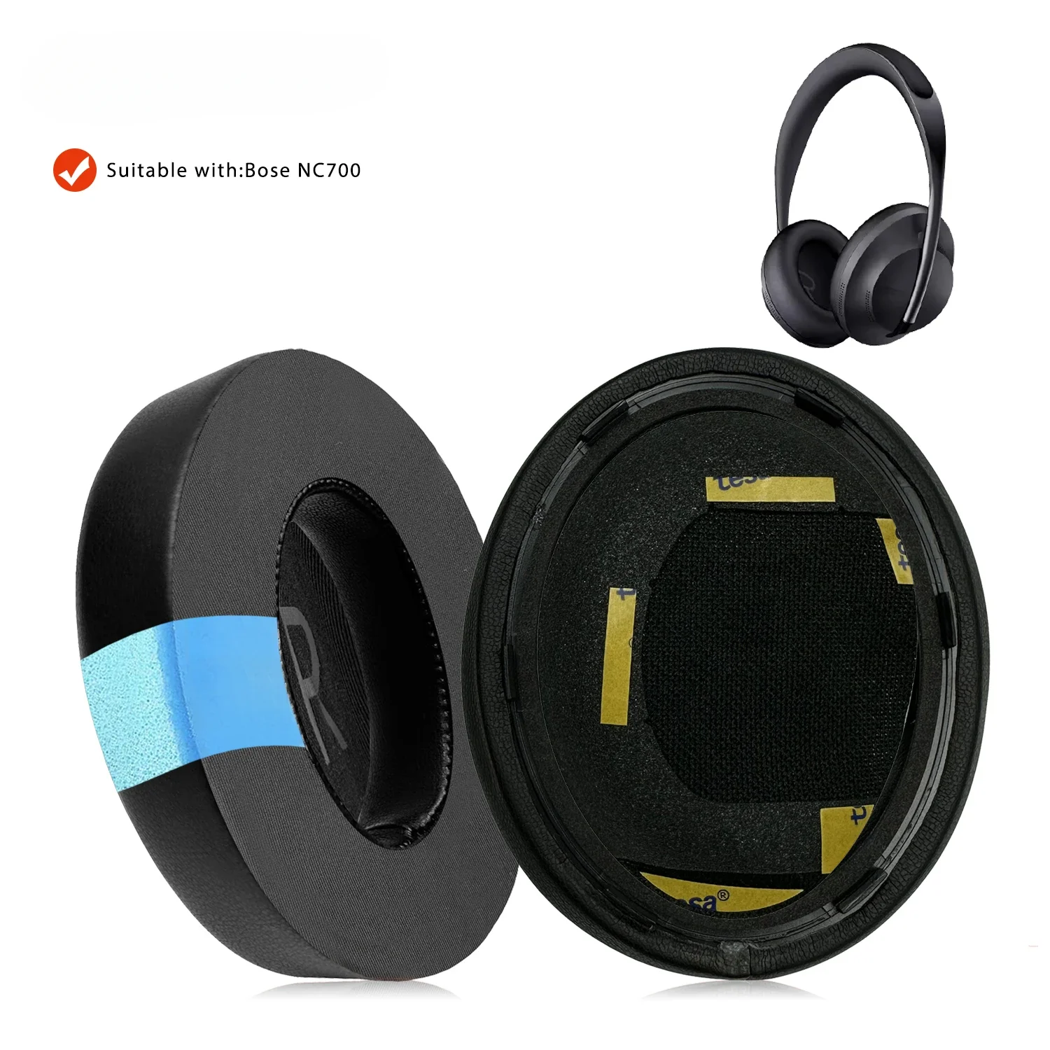 

Replacement Earpads for Bose NC700 NC 700 Headphones Cooling Gel Ear Cushion Earmuff Sleeve Headband