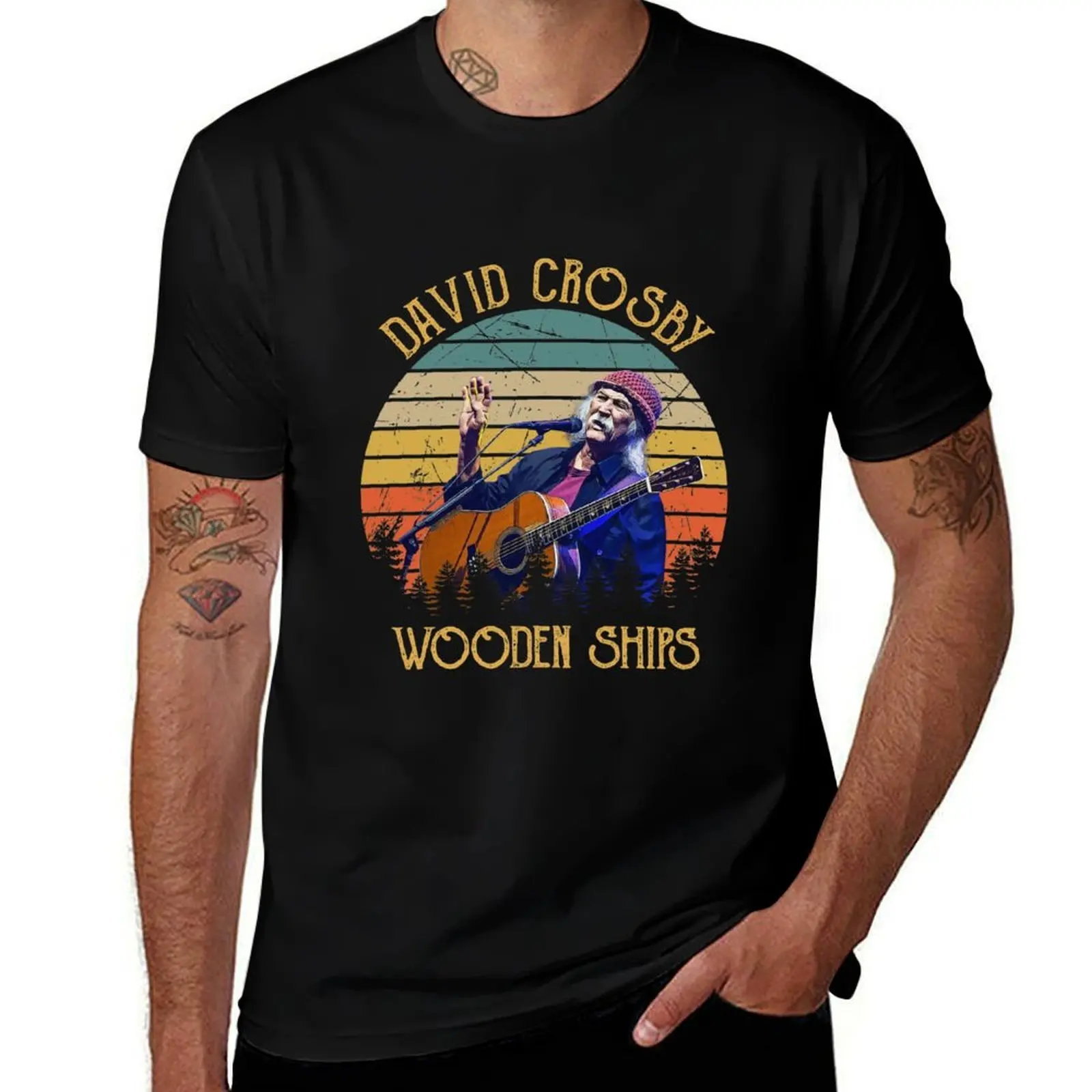 

Crosby Wooden Ships T-Shirt graphics summer tops luxury t-shirt aesthetic clothes fitted t shirts for men