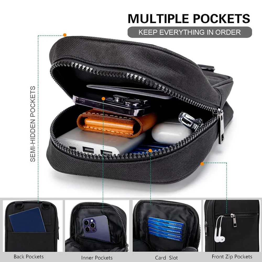 Bandolera táctica multifuncional para caza y montaña – MOLLE ripstop - imagen 2