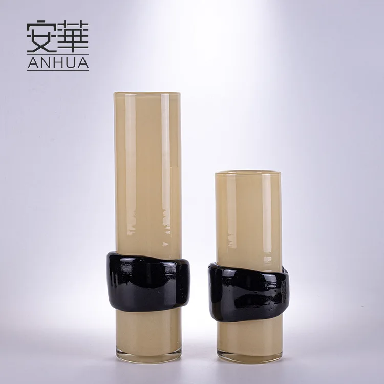 Light Luxury Glass Vases Creative Art Flower Arrangements Instagram Style Hydroponic Dining Table Decorations