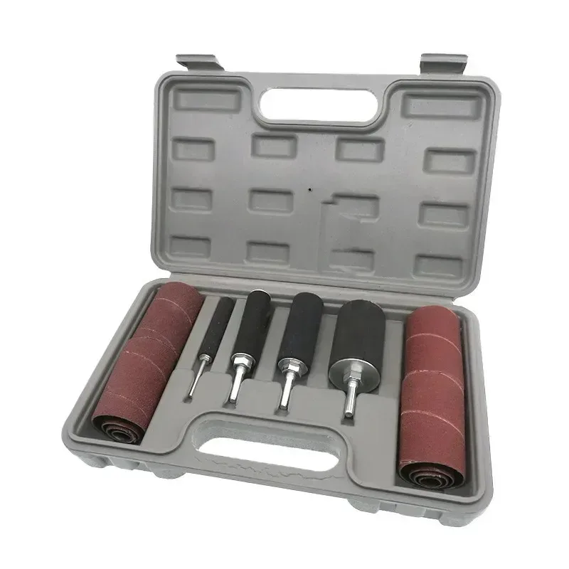 Drill Sanding Polishing Set for Wood Metal Plastic Stone, Universal Hex Shank Mini Sanding Pad Kit, Electric Drill Accessories