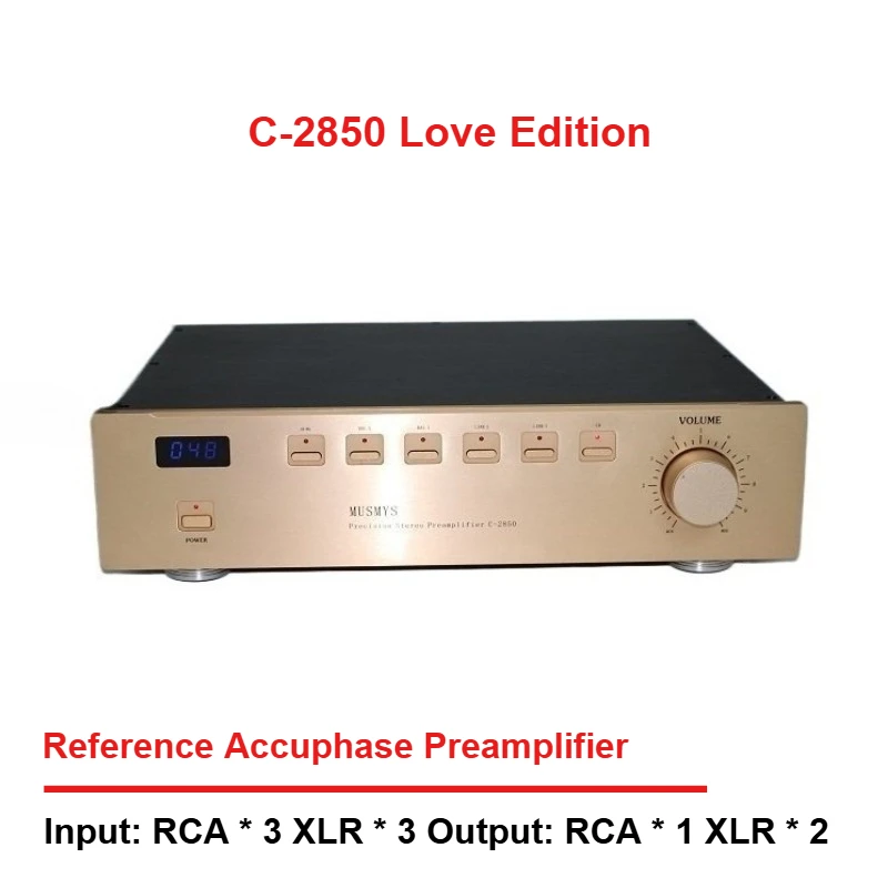 

Предусилитель CHUBAN Reference Accuphase C-2850 Love Edition, полностью симметричный, высококачественный, с пультом дистанционного управления