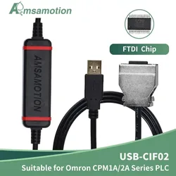 Programming Cable Suitable for Omron PLC USB-CIF02 Download Line CPM1 CPM1A/2A C200HS C200HX/HG/HE Series