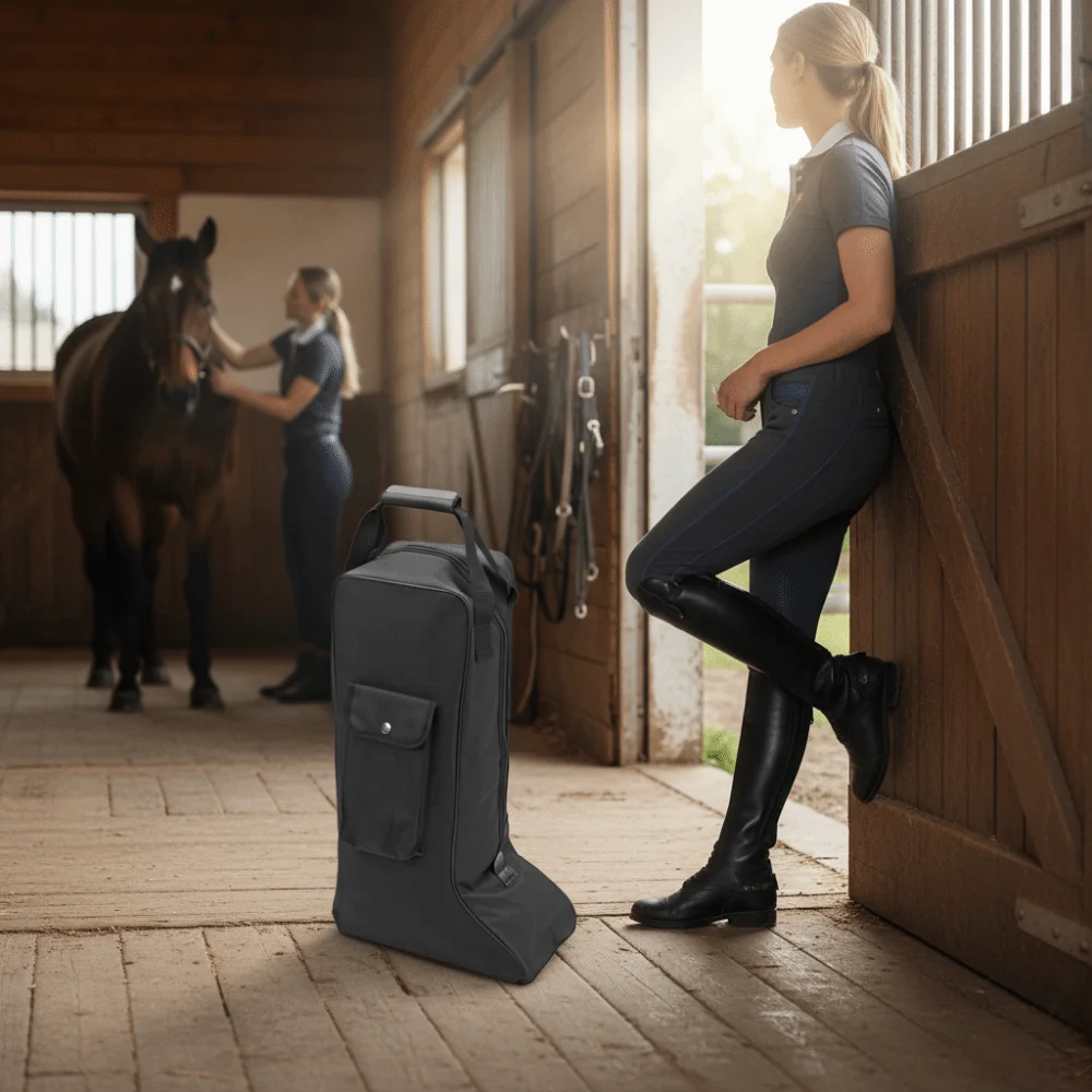 Waterproof Tall Boot Pouch Dust Proof Organizer Design Riding Boot Bag Protective Storage Carry Pouch Equestrian Boot Bag