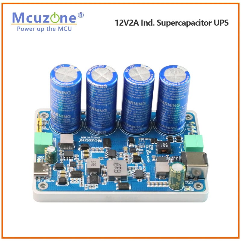 12V2A Industrial Supercapacitor UPS,33F/47F/100F(C-4),9-24V input,12V Output, NVIDIA, Industrial Control, UAV view 6