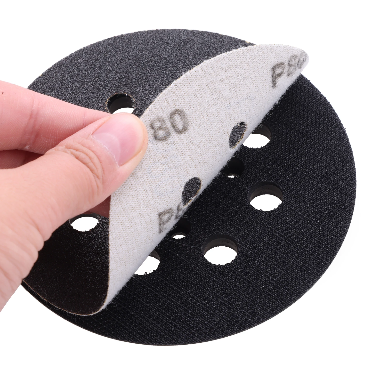 2PCS 8 Hole Orbital Replacement Sander Pad 5 Inch Hook and Loop Backing Pad For Ridgid R2600 Ryobi RS290 Craftsman ROS Model 315