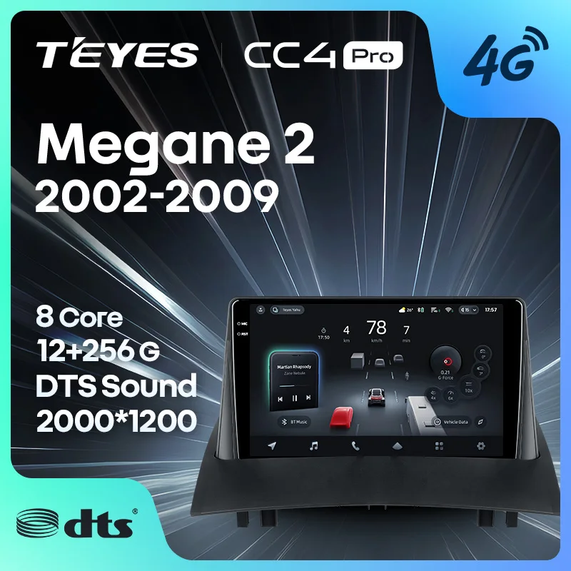 

TEYES CC4 PRO For Renault Fluence Megane 2 2002 - 2009 CarPlay Android Auto 2DIN Autoradio Car play Radio Multimedia Stereo