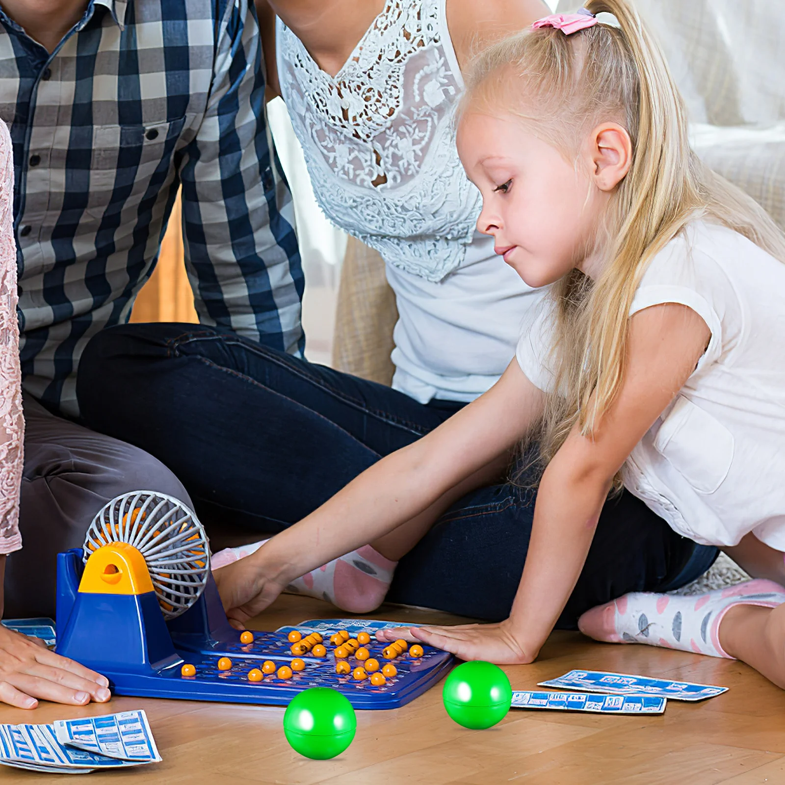 

25 pcs Lottery Balls Plastic Hollow Game Props Bright Colored Picking Balls For Party Raffles Seamless Sphere Activity