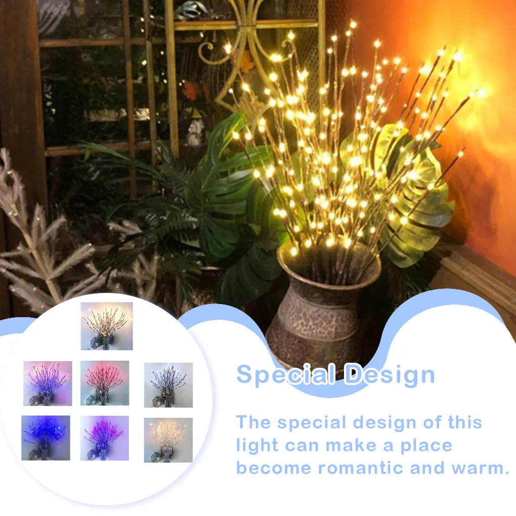 Tree Lamp Romantic Branch Light String Lights Household Festive Christmas