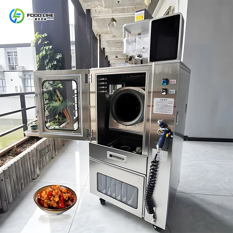Low Energy Consumption Cooking Robot Automatic High Stability Food Cooking Robot