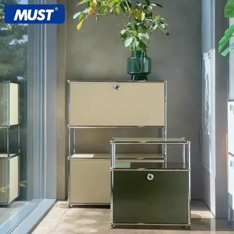 Custom Bauhaus Modular Cabinet Modern Locker for Bedroom Living Room Personalized Storage Unit Contemporary Home Furniture