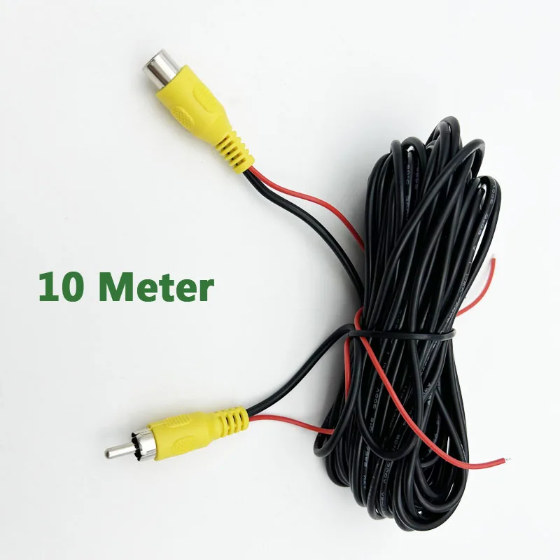 Universal  6m 10 Meter Reverse Video Extension Cable Male to Female for Car Parking camera & Monitor