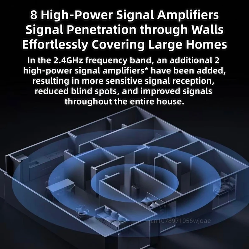 Xiaomi راوتر BE7000 ثلاثي الموجات واي فاي مكرر VPN 1GB شبكة USB 3.0 IPTV 4X2.5G منافذ إيثرنت مودم مكبر صوت أحادي #4