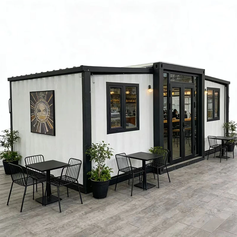 Luxury Steel Mobile Portable Container House 20ft/40ft 3 Bedroom Expandable Prefabricated Folding Shipping Home