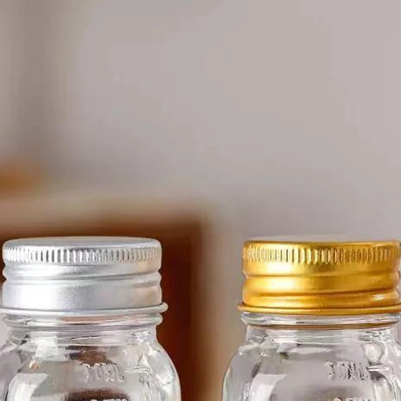 1Pc Refillable Glass Bottle 30ml Small Glass Bottle With Lid Medicine Bottle Leak-proof Powder Capsule Bottle