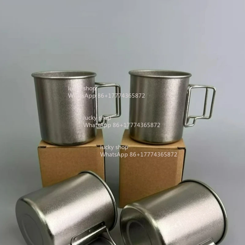 

Ice Flower Model! 450ml Capacity! Water Cup Folding Portable Teacup