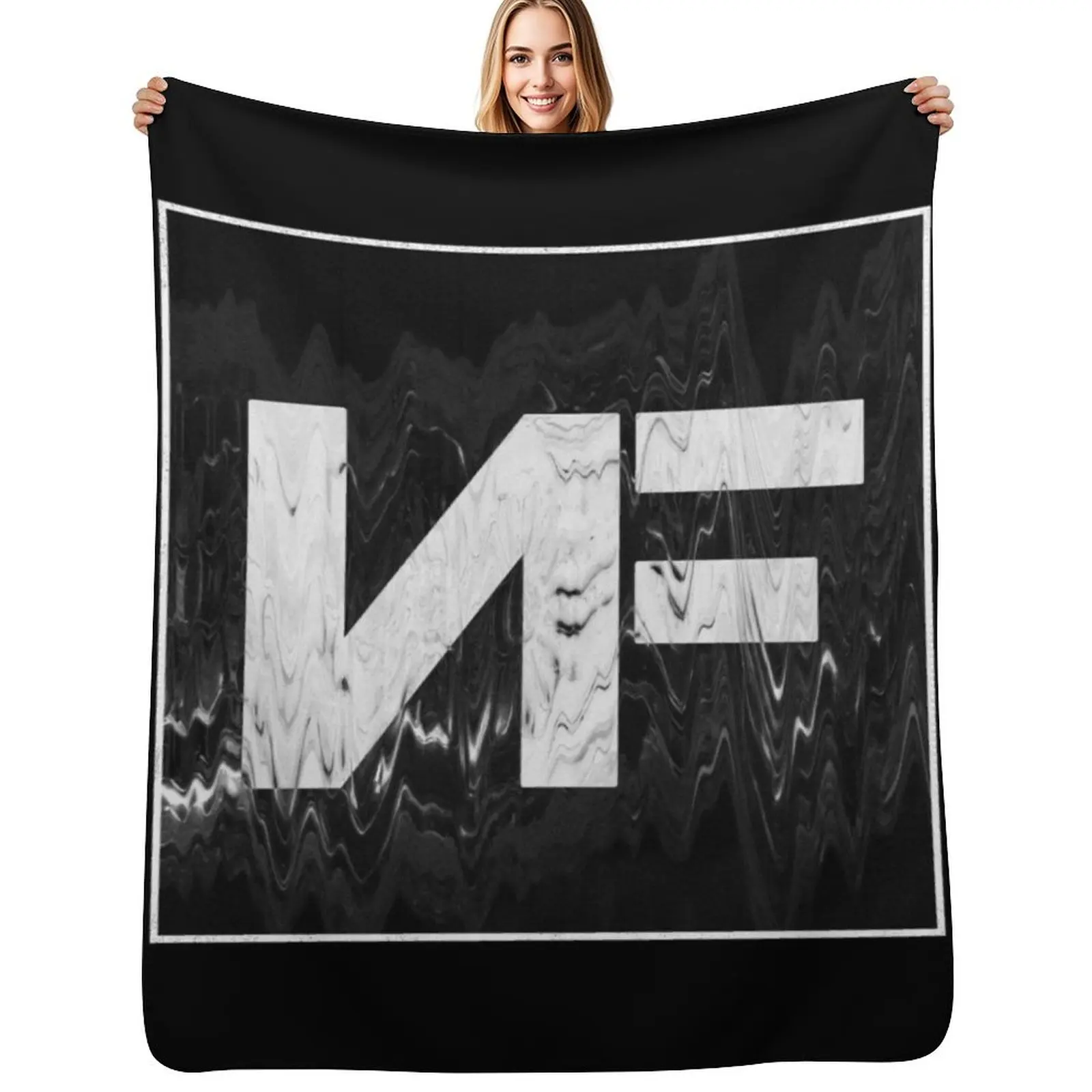 

NF Static Drip Logo Throw Blanket Baby Nap Heavy Blankets