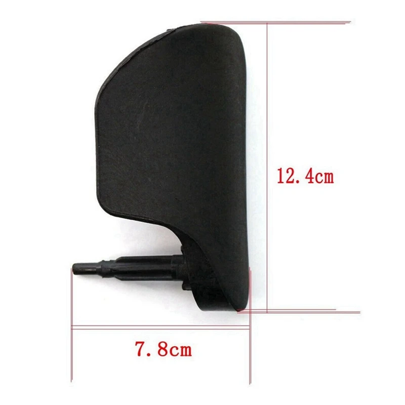 2X 8J2823533C Hood Bonnet Release Handle Cover Black Car Styling Bonnet Release Handle For  TT MK2 2007-2014 RHD