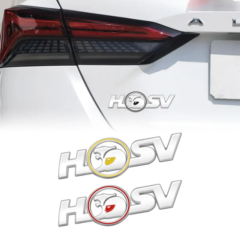 HSV رسالة شعار ملصق ل هولدن ، ثلاثية الأبعاد ديكور السيارة ، معدن الكروم ، شارة الجذع الخلفي ، شعار ل HSV ، أسترا ، كروز ، كابتيفا ، كومودور ، فولكس فاجن ، VX ، VU