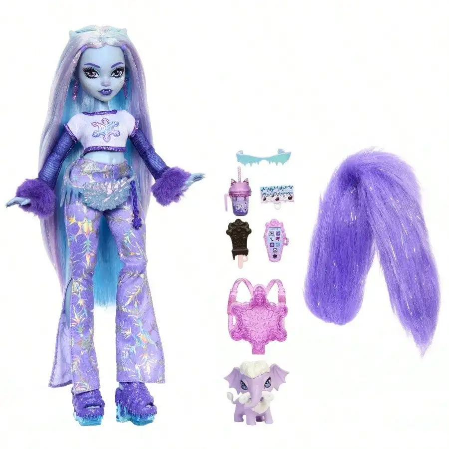 

Abbey Bominable Fashion с Pet Mammoth и тематическими аксессуарами, коллекционные