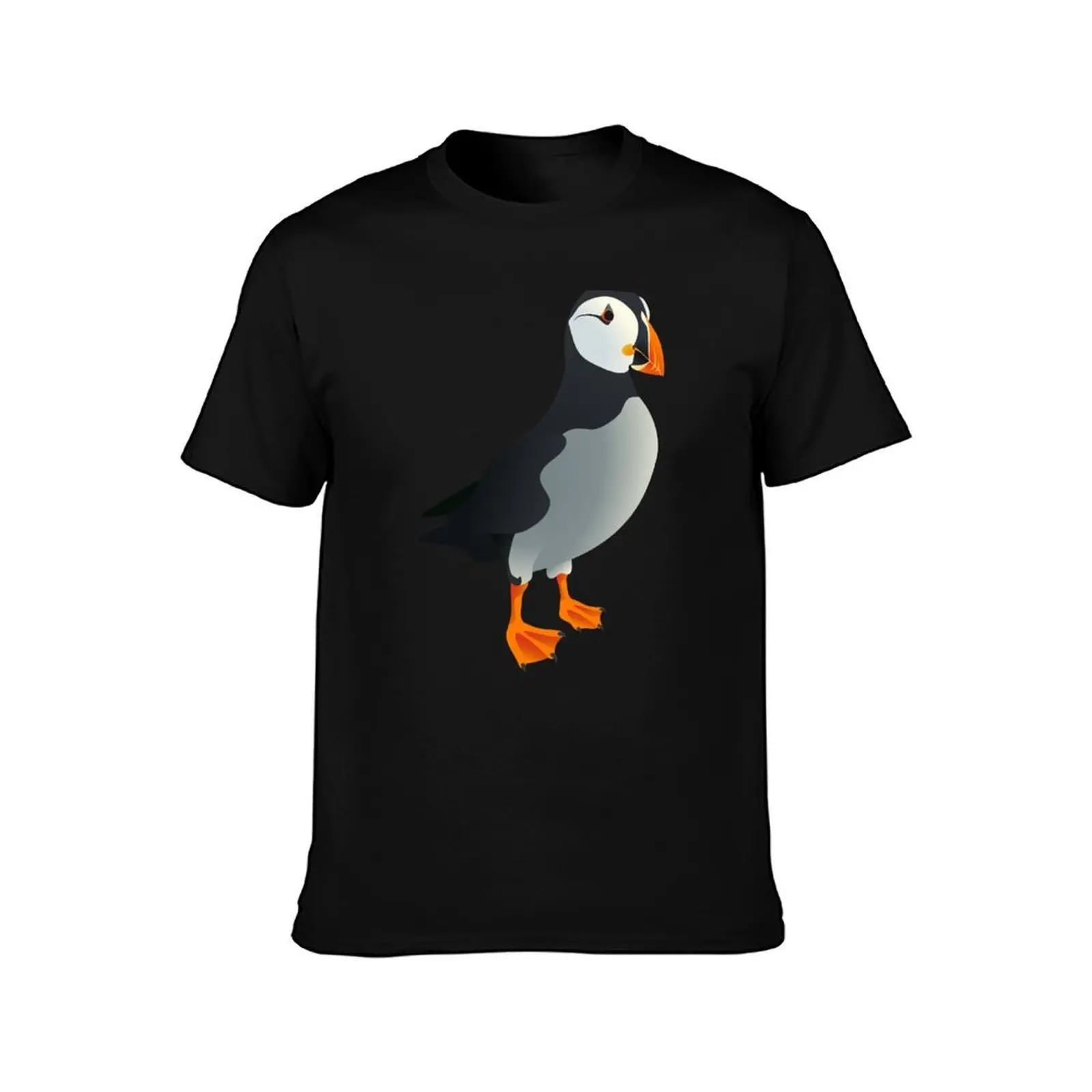 Little Atlantic Puffin T-Shirt, Summer Casual Cotton Tee, Oversized Streetwear Tops, Vintage Graphic Print, Unisex Men Women