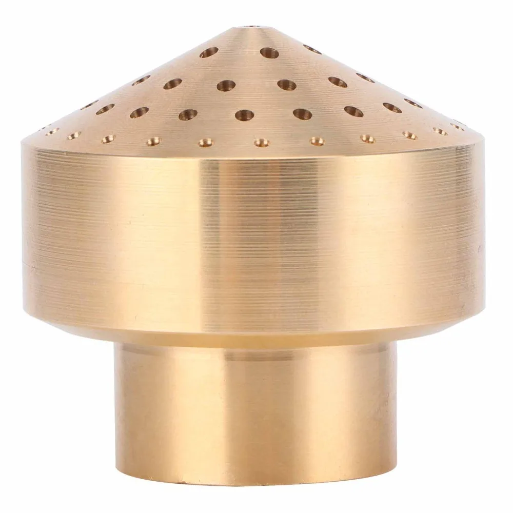 Brass Brass Fountain Nozzle Multi Hole Mushroom Fountain Sprinkler G1/2 Inch DN15 G3/4 Inch DN20 Pond Fountain Nozzle